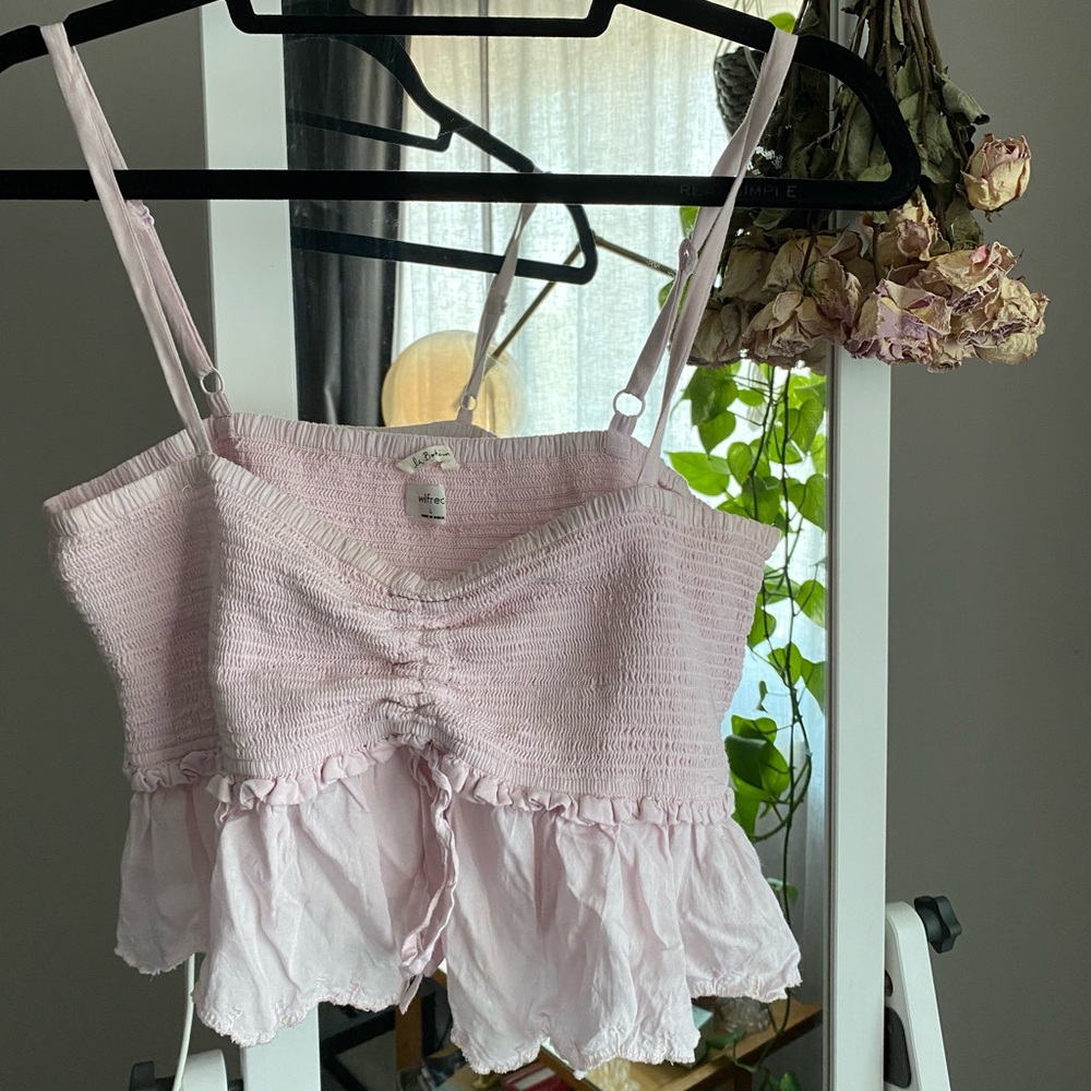 Aritzia Wilfred Dareau Camisole Light Pink
